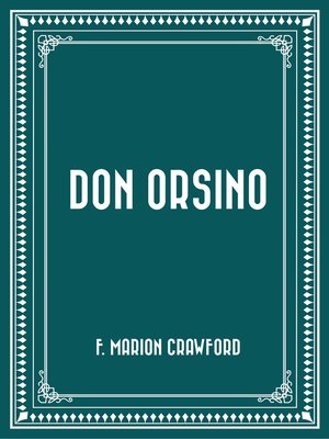 cover image of Don Orsino